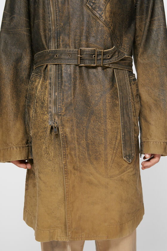 (image for) Superb Denim belted coat